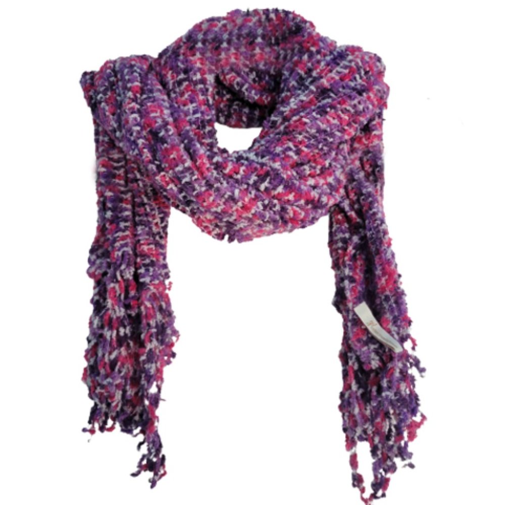 CollectionEighteen Knit Scarf Wrap Pink/Purple